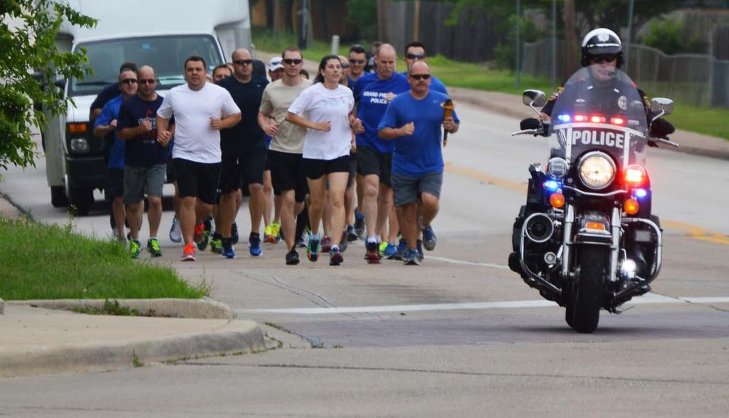 Special Olympics Torch Run MISSION VALUES The Grand Prairie Police Department is dedicated to service and partnering with our community to maintain a safe environment with a high quality of life.