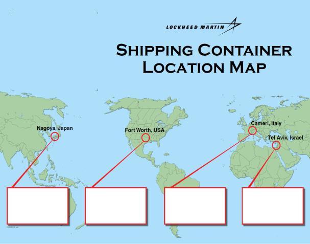 Assignments Container Tracker As mentioned previously the Joint Strike Fighter program is a global program with allied participation and production in all of the partner nations.