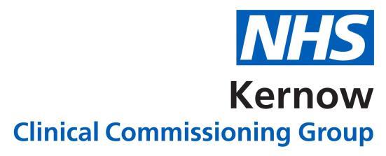 NHS Kernow - Disclosure log