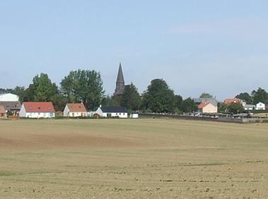 (Above right: The fighting during the time of the Battalion s posting to Sailly-Saillisel took place on the far side of the village which was no more than a heap of rubble at the time.