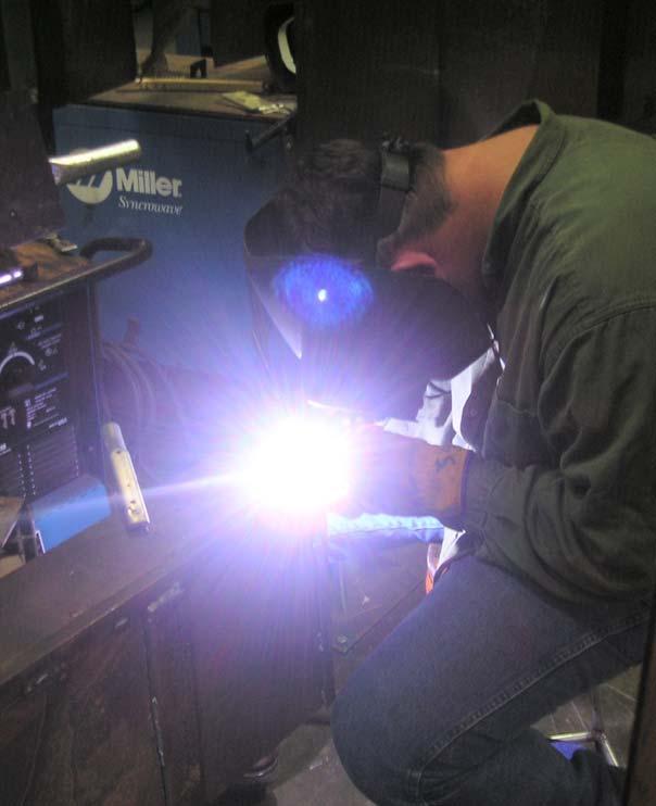 Welding 2 year program Set up and operation of machine tools, welding and cutting