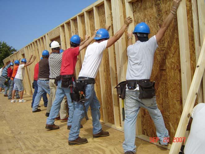 Carpentry 2 years Students build a house, learning construction methods,