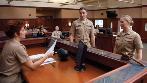 The Navy Judge Advocate General s Corps provides solutions, from a military perspective, to legal issues involving military operations, organization, and personnel, wherever and whenever we are