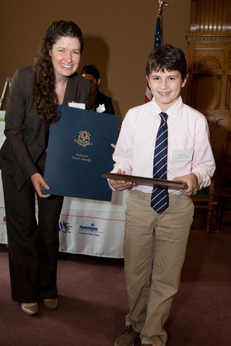 Norwalk Student Wins Energy Efficiency Award at the State Capitol June 13, 2013 3rd grade winner Nathan Ertl (3rd place) of Marvin Elementary, along with Katie Dykes, Deputy Commissioner of Energy