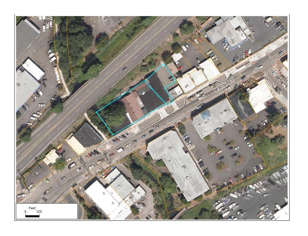 MAIN STREET/ FANNO CREEK PROPERTY Agency interested in redeveloping the site due to its prominent location on Main Street and (partially over) Fanno Creek Historic uses included auto repair, saw mill.