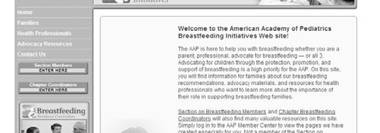 Visit Our Web Site at www.aap.org/breastfeeding!