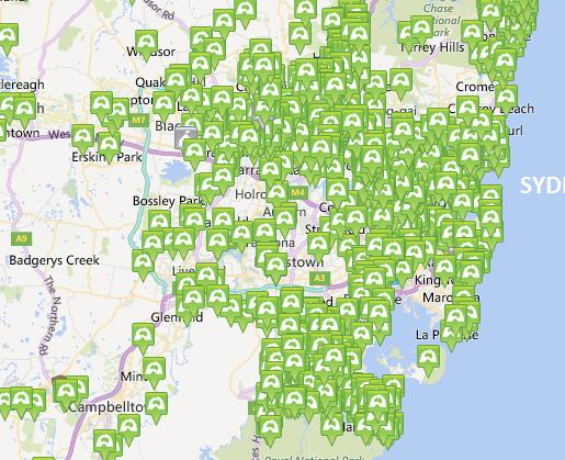 Active Landcare Community Metropolitan Sydney, NSW 2,548 GROUPS Sydney Data from the