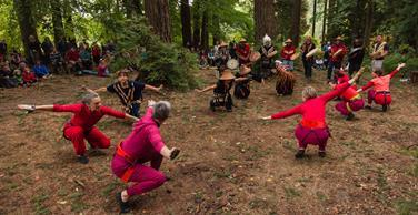 Affiliated Canada 150+ Projects Thunderbird Sharing Ceremony Performance by Aeriosa Dance & Spakwus Slulem (Eagle Song) that journeys from the sandy shores of Stanley Park to the heights of its