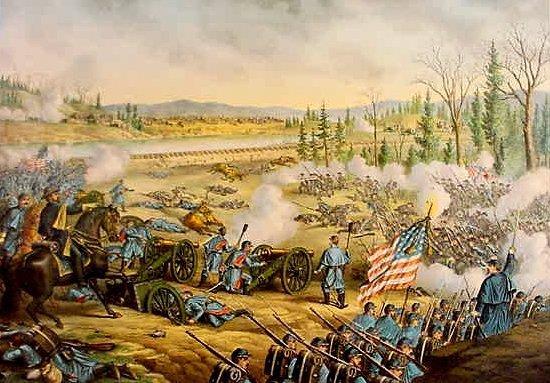 In 1863 in the Battle of Vicksburg in Mississippi, Union forces attacked Vicksburg after an attack on Jackson, Mississippi. General Ulysses S. Grant achieved two major military goals of the war.