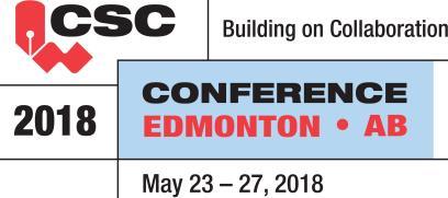 CSC CONFERENCE 2018 Building on Collaboration Start 4:00 8:00 Wednesday, May 23, 2018 Early Registration New Member and First Time Conference Attendees Meet and Greet Welcome Reception Sponsored by: