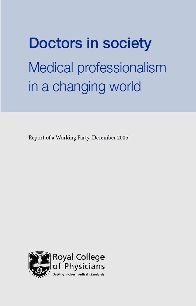 Medical professionalism Medical professionalism signifies a set of values, behaviours, and