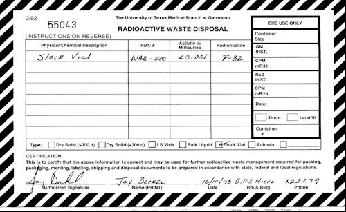 General Instructions for Auxiliary Personnel Instructions for Smoke Detector Disposal Introduction Non-functioning smoke detectors containing radioactive sources that are removed from UTMB facilities
