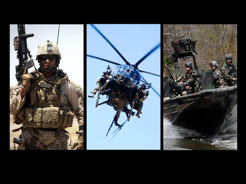 Special Operations Forces PRINCIPLES Deliver capability to user expeditiously; exploit proven