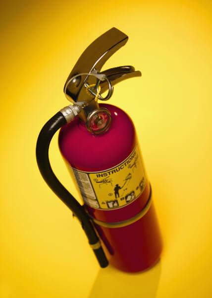 Fire Extinguishers ABC fire extinguishers may be used on any type of fire. All hospital fire extinguishers are ABC type.