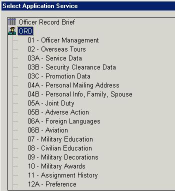LEARNING ACTIVITY 8: Demonstrate Officer Record Data (ORD) functions At the end of this session, the student will be able to: 1.
