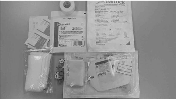 A4221 Dressing Change Tray or Kit Gauze Sponges 16 A4221 17 External Infusion
