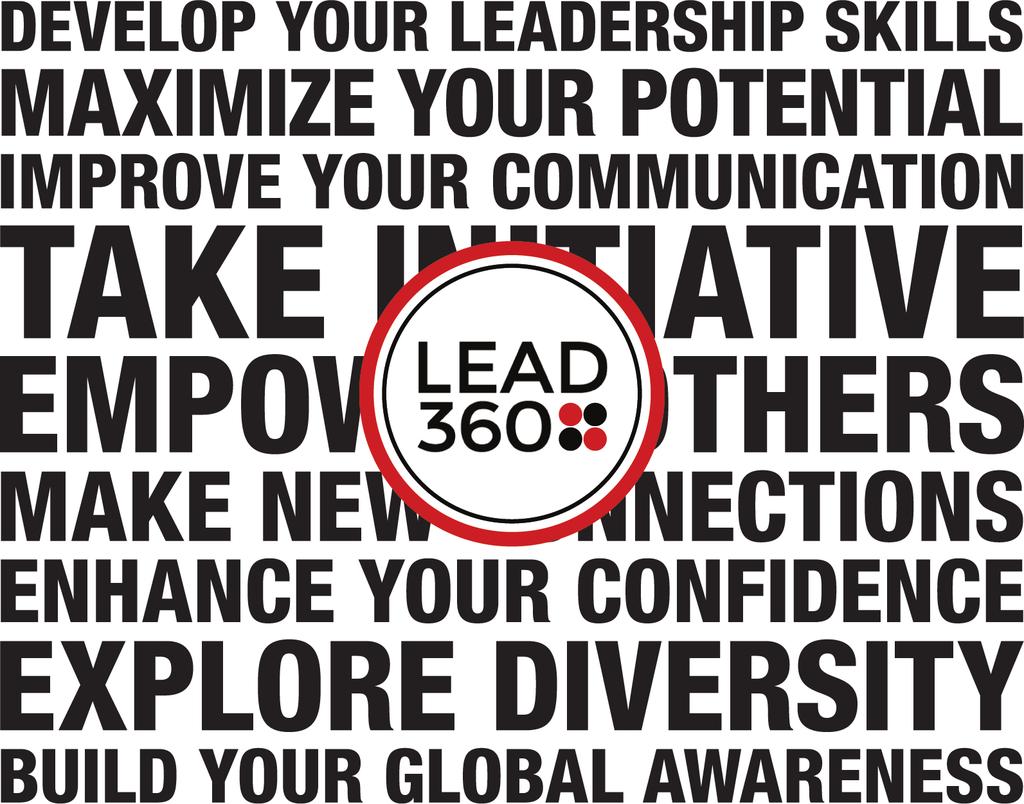 LEAD360 LEAD360 is a collection of programs that provide students with the skills and knowledge to succeed as global leaders.