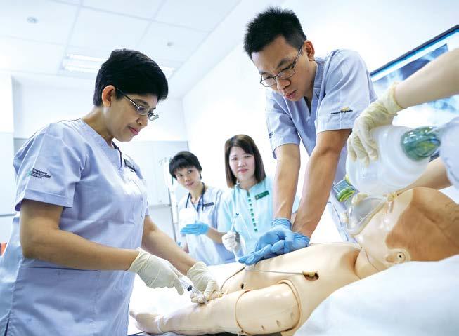 HIGHLIGHTS EDUCATION AND TRAINING HIGHLIGHTS EDUCATION AND TRAINING Education and Training SingHealth s institutions have an illustrious legacy in clinical education, nurturing generations of
