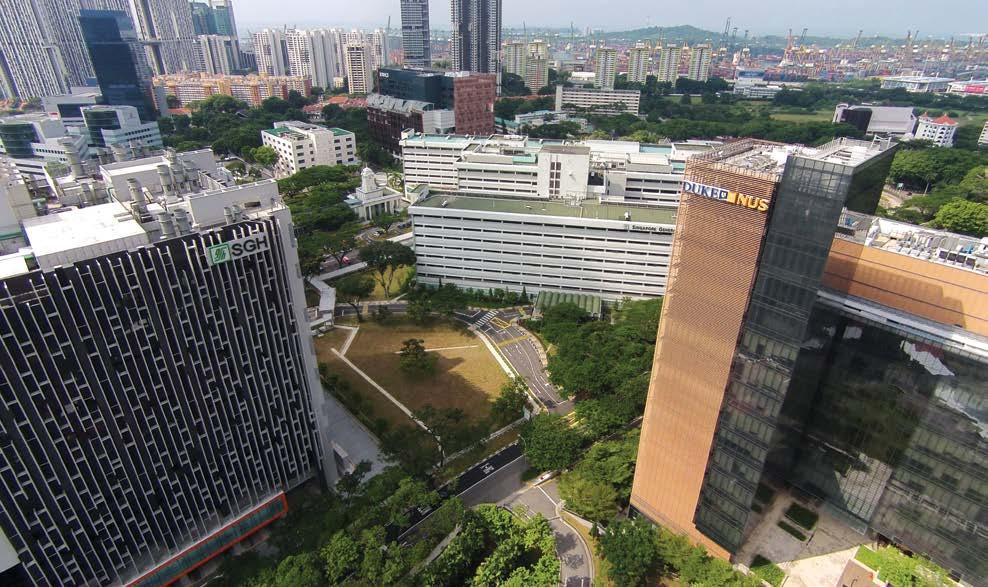 About us The SingHealth Duke-NUS Academic Medical Centre draws on the collective strengths of Singapore Health Services (SingHealth) and Duke-NUS Medical School to drive the transformation of