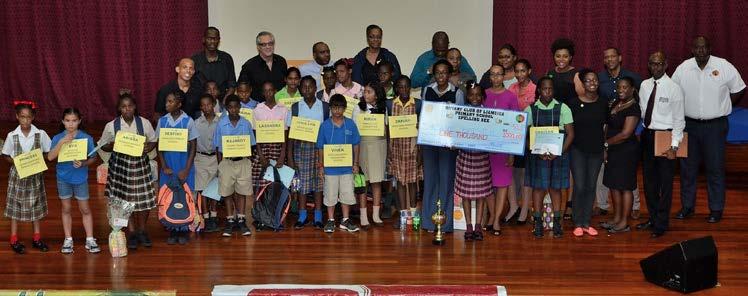 Rotary Speaks: Ajané Bristol Wins 2015 Primary School Spelling Bee Submitted by Rotary Club of Liamuiga Basseterre, St.