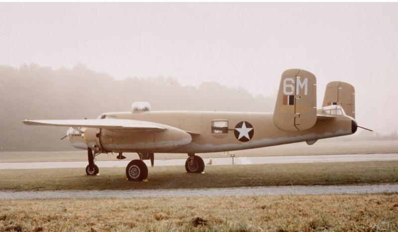 B 25 WWII Bomber Carol Jean On November 16, 1985, Dr. John F.