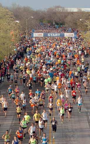 In addition to the marathon, the event also features the Christie Clinic Half-Marathon, the Illinois Alumni Association Marathon Relay, the Presence Health Illinois 10K Run/ Walk, the Presence Health