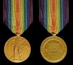 War Medal (centre) and the
