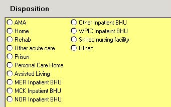 Disposition Current State - Facilities use various processes (paper and electronic) when patients are discharged to Post Acute Facilities or Behavioral Health