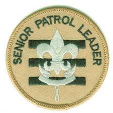 Senior Patrol Leader Qualifications: Must have served as a successful Patrol Leader and have made some other significant contribution to the Troop (for example, recruiting of new Scouts, Den Chief,