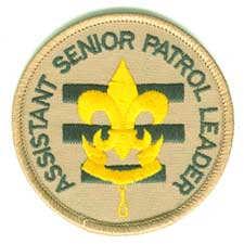 Assistant Senior Patrol Leader Qualifications: Appointed by Senior Patrol Leader (subject to Scoutmaster approval or a council comprised of the SM, and at least 3 senior Scouts).