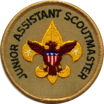 Junior Assistant Scoutmaster Responsible To: Scoutmaster The junior assistant Scoutmaster serves in the capacity of an assistant Scoutmaster, except where legal age and maturity are required.