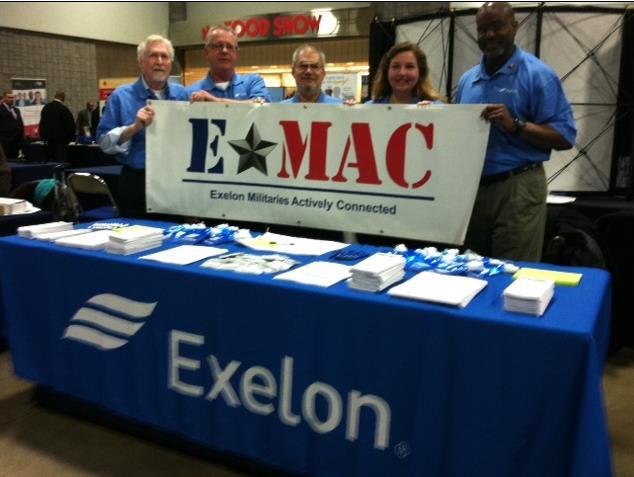 Military Career Fair Attendees: EMAC Exelon veterans from Exelon Militaries Actively Connected (EMAC) attend military hiring events with the recruiting teams to help our team best connect with