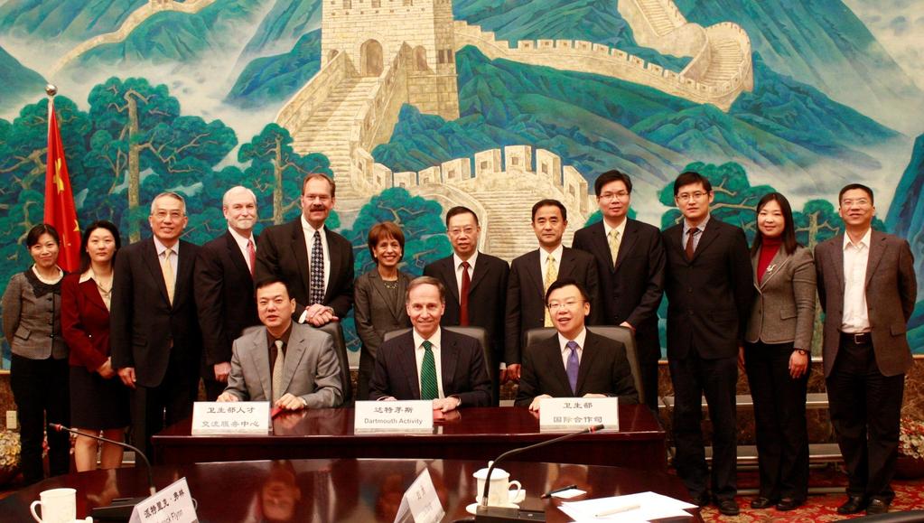 Dartmouth s Commitment to Serve Health Care Reform in China A Five-Year