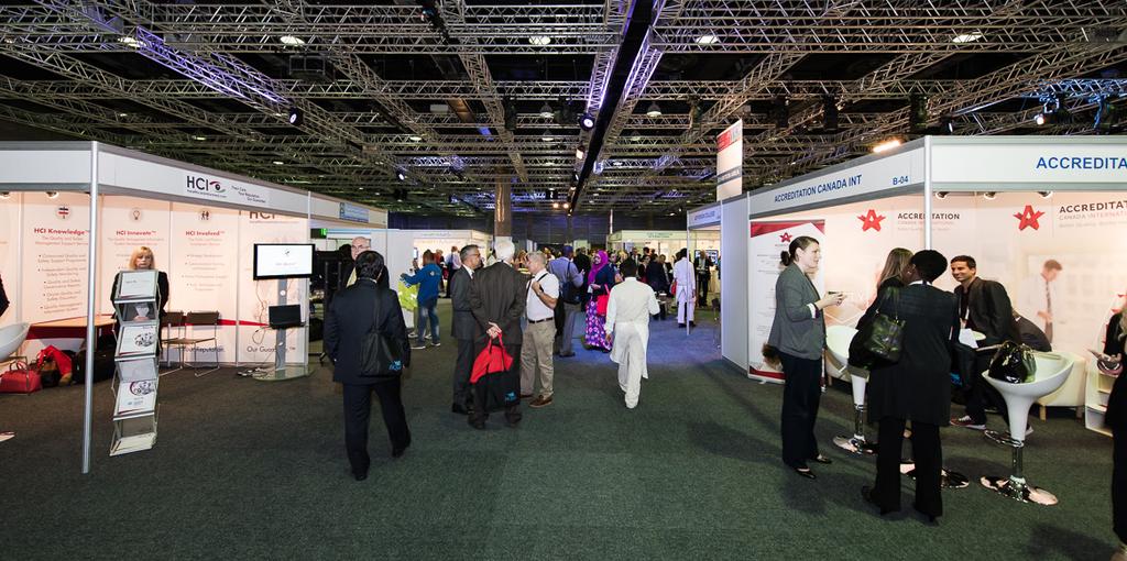 Coffee breaks and lunches will all take place on the exhibition floor promoting frequent and repeated opportunities for the delegates to visit the exhibits and engage with you.