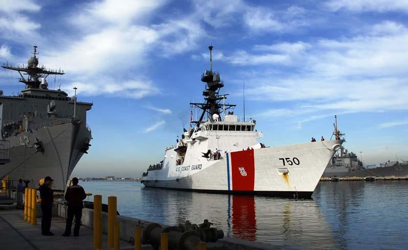Allen remarked about what a difference a year made in the status of Coast Guard acquisition, particularly in the projects initially begun with the Integrated Deepwater System program.