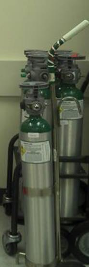 Corrective Action Plan Oxygen Tanks All cylinders must be secured in an oxygen tank rack, rolling cart or other appropriate device.