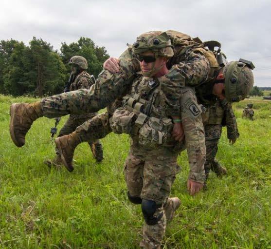 Casualty Tasks & Battle Drills Overview: Students learn the basics of Tactical Combat Casualty Care in an ausetere environment. Classes/Training: 1. Evaluate a Casualty 2.