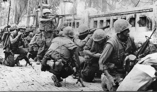 War definitely turned against US in 1968, when North Vietnam began the Tet Offensive, a surprise
