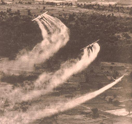 Agent Orange was the nickname given to a herbicide & defoliant used by the U.S.