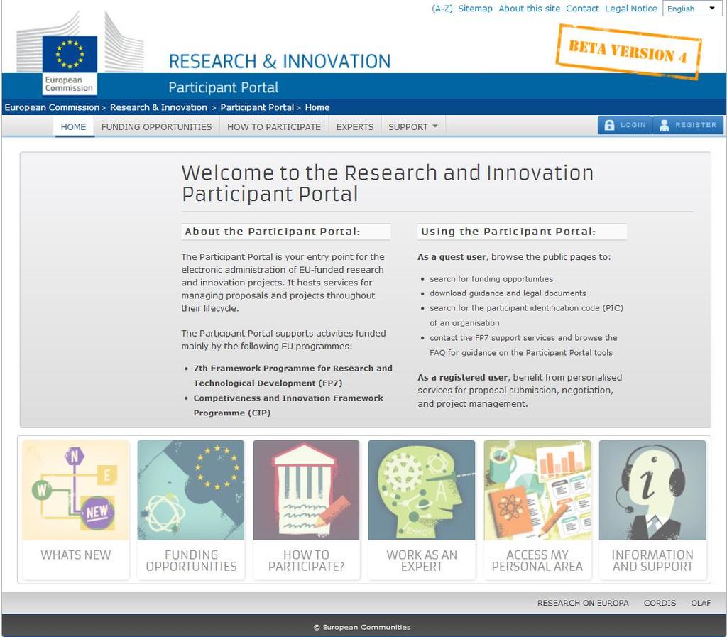 H2020 Calls All call related documentation is published on the