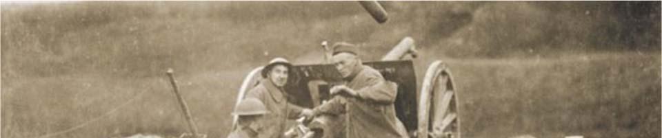 (This gun crew is operating a 75 mm gun like those used by the 317th Field Artillery.