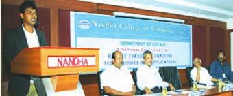 Conference on Emerging Trends in Information & Computer Science 15 Nandha