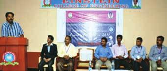 Nazeemudeen during Inter-Collegiate Technical Symposium Chennai
