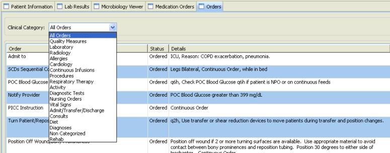 Orders LearningLIVE 724Access Viewer The Orders tab displays active orders and their