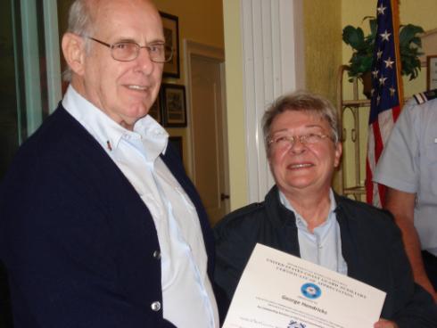 Joyce Truthan receives a Certificate of Appreciation