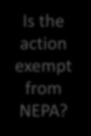 from NEPA?
