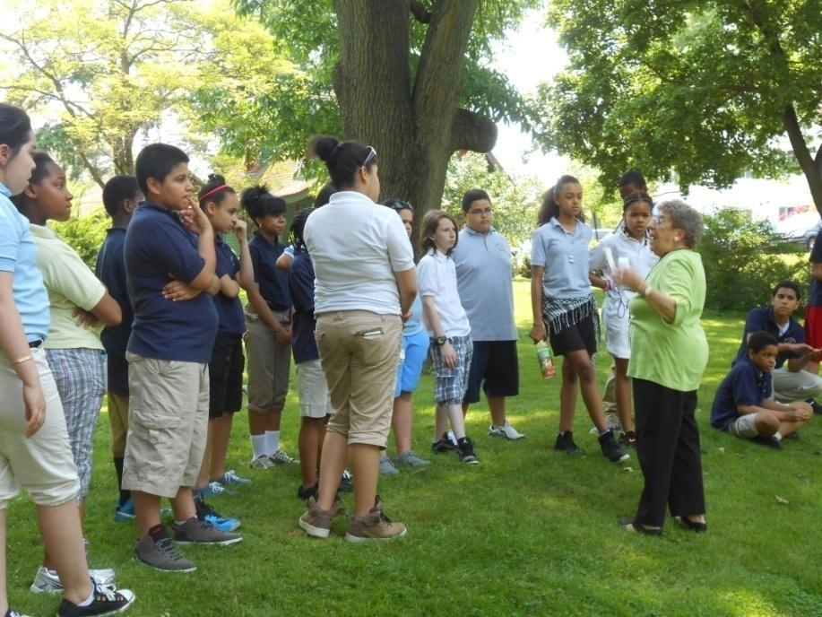 Docents teach Colonial Life Town Green
