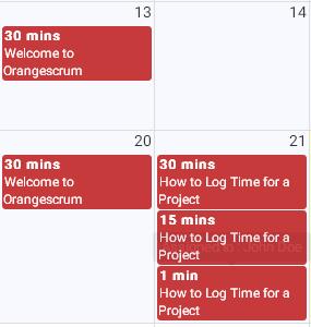 o Time Logged in for the day o Assigned To You can log time for any day by clicking on the day box,