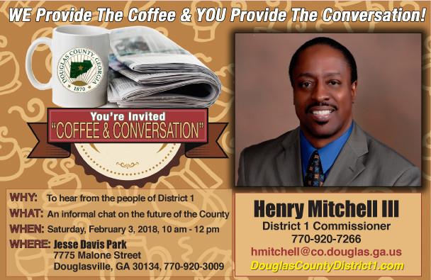 Contact Marilyn Alexander at 678-961-3623 (tel://678-961-3623) How to do business with Douglas Ccounty Tuesday, January 30, 6:30 p.m.