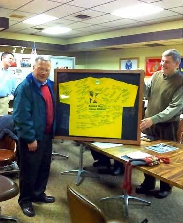 Honoring Founder of the Minnesota Beyond the Yellow Ribbon Program The Hugo Network obtained the signatures of all the Beyond the
